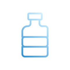 Obraz premium Bottle icon vector stock illustration