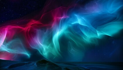 오로라보다 화려한 색상의 플라즈마 구름이 우주를 채운 장면