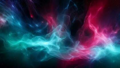 오로라보다 화려한 색상의 플라즈마 구름이 우주를 채운 장면