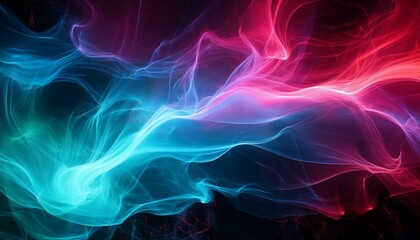 오로라보다 화려한 색상의 플라즈마 구름이 우주를 채운 장면