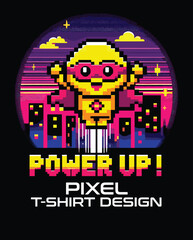 Pixel Vector T Shirt Design