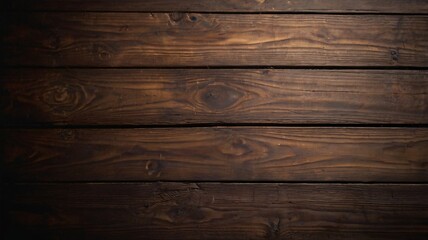 Naklejka premium Wooden Texture, Old weathered wooden texture with rough brown planks and natural grain pattern on the surface, Close-up wooden table on planks background
