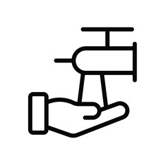 Wadhu icon vector stock illustration