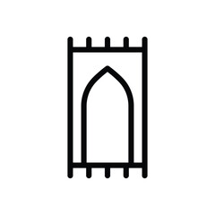 Mat  icon vector stock illustration