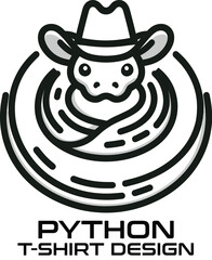 Python Vector T Shirt Design