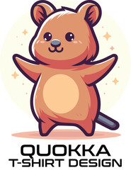 Quokka Vector T Shirt Design