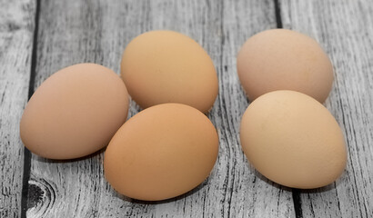 animal products, brown chicken eggs.