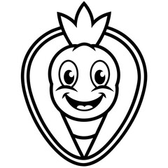 Root Vegetables Vector Illustration | Cartoons, Clipart, and Line Art Designs