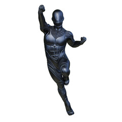 男性サイボーグ　3DCGレンダリング