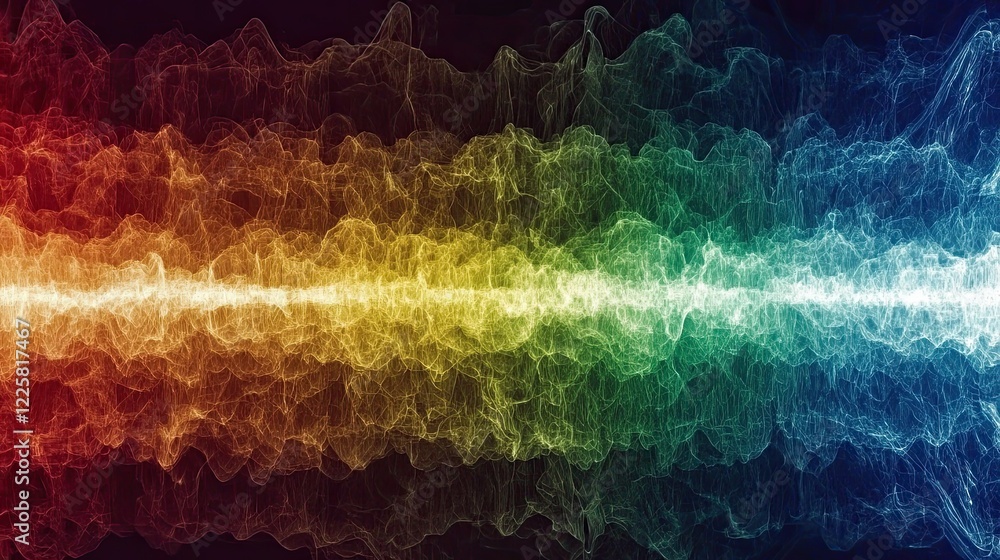 Aufkleber understanding the electromagnetic spectrum and its vibrant range of energy waves