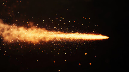 Rocket fuse with partifcles