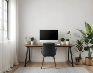 Cozy Modern Home Office Setup for Remote Work