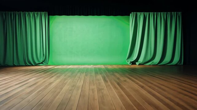 Green Screen Panel on Carnival Carousel, Vibrant Background for Fantasy, Fairground, or Creative Projects, Perfect Blank Canvas for Digital Integration, Seamless Space for Dynamic Designs