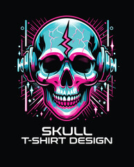 Skull Vector T Shirt Design
