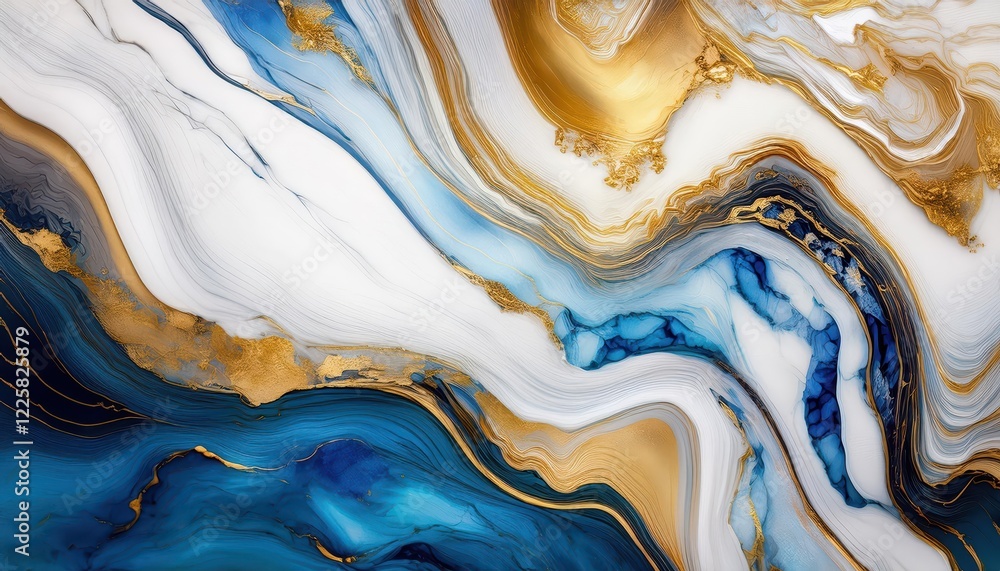 Poster elegant marble texture backdrop with intricate swirls, depicting a timeless and refined aesthetic, i