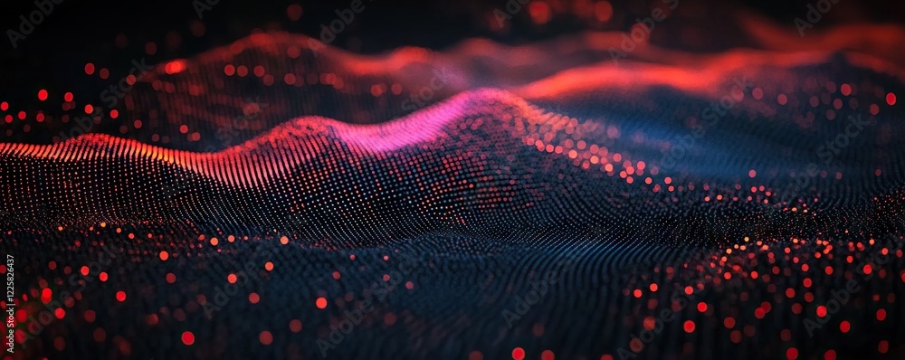 Poster digital background perfect for tech processes, neural networks, artificial intelligence, data transf