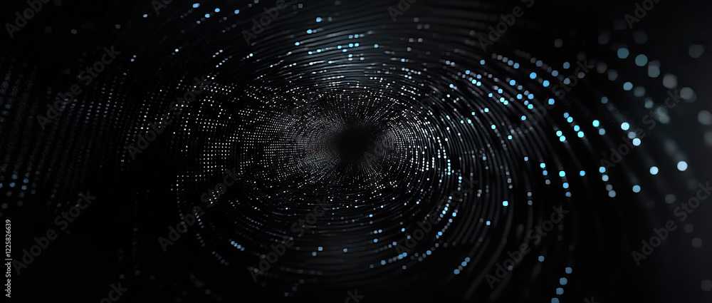 Poster digital background perfect for tech processes, neural networks, artificial intelligence, data transf