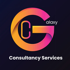 Gradient Galaxy logo template