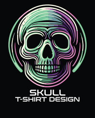 Skull Vector T Shirt Design