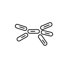 Obraz premium Yeast icon outline set sign