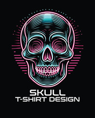 Skull Vector T Shirt Design