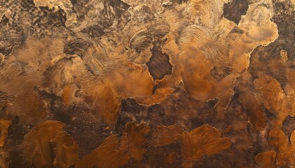 Fototapeta premium Rustic Charm of Rusty Metals A Grunge Copper Bronze Texture Wallpaper with a Rich Gold Background Effect, Perfect for Adding Authentic Vintage Flair to Your Designs.