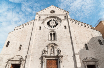 Metropolitan Cathedral-Basilica of San Sabino in the historic center of Bari, Puglia.