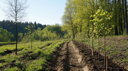 Spring season  the perfect time for planting young trees to enhance your landscape