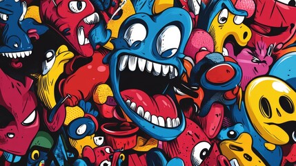 Obraz premium Comic style background. Design element for poster, card, banner, comic book, flyer.