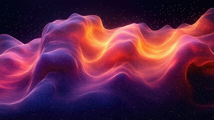 Fototapeta premium Abstract Cosmic Waves of Light and Energy