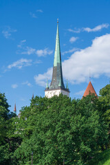 St Olaf's Church in Tallinn was built in the 12th Century