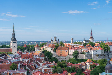 Fototapeta premium The old town of Tallinn in Estonia