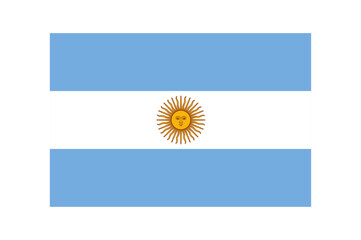 vector illustration of the Argentina flag. patriotic concept