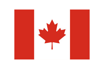 Canada day banner background design of flag with copy space vector illustration