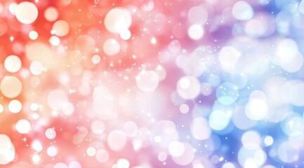 an American flag with a white background and bokeh, a banner design Generative AI