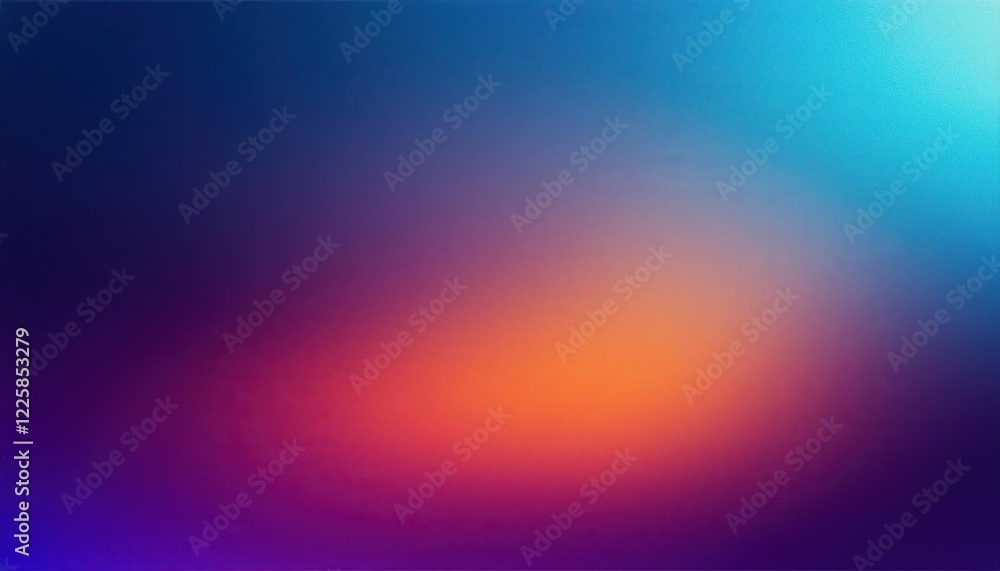 Aufkleber vibrant mystic haze retro style noise texture banner design with copy space abstract gradient backgr