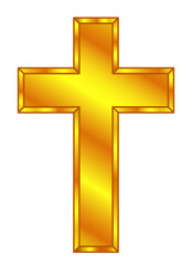 Christian gold cross