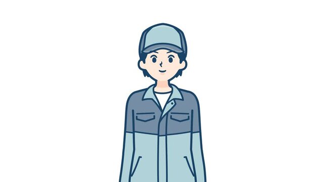 delivery man_Salute serious expression_with alpha channel.mov