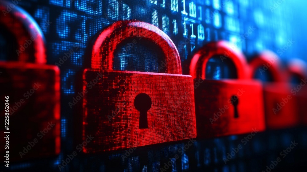 Aufkleber lock icon. cyber ​​security and data protection concepts and privacy. innovative concept of advanced