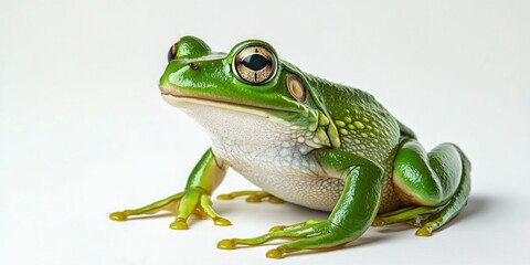 Fototapeta premium Frog on a White Background