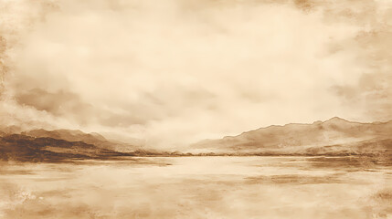 warm sepia toned sky