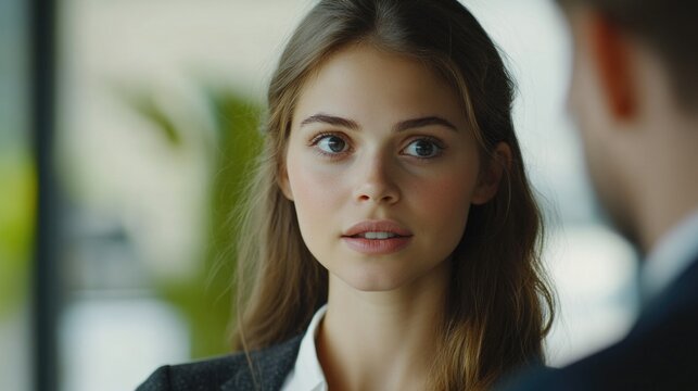 Confident Business Encounter