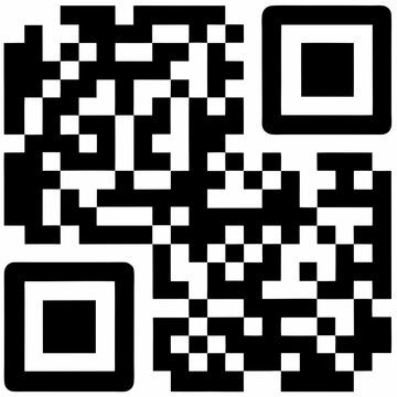 
Black and white QR code pattern centered on white background. Clear square matrix barcode design. Concept of: digital marketing, mobile scanning, contactless technology