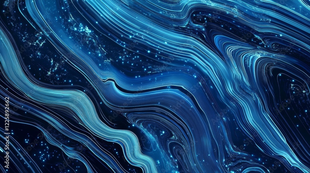 Poster abstract computer technology blue background banner futuristic business data technology modern conce