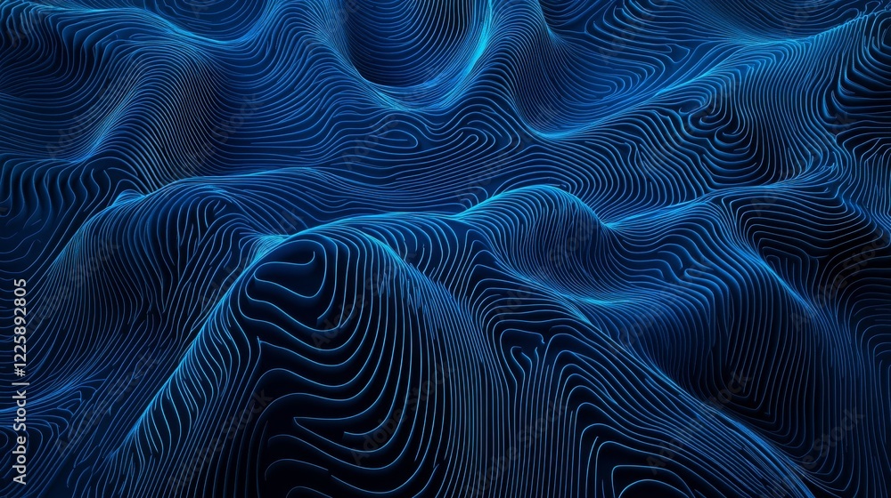 Poster abstract computer technology blue background banner futuristic business data technology modern conce