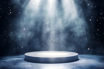 spotlight on stage with spotlight