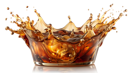 golden crown with splash