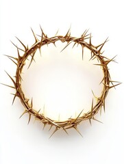 Golden Crown of Thorns Symbolism  
