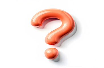 Naklejka premium Question mark symbolizes problems and difficulties faced in understanding complex issues and finding solutions