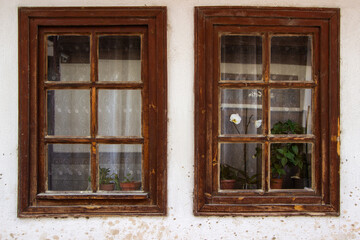 Two windows . 